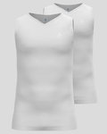 Odlo Funktionsunterwäsche Singlet Active Dry Everyday mit Ausschnitt weiss Herren - 2er Pack