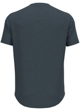 Odlo Wander-/Freizeit Tshirt Ascent Performance Wool 130 Run Bike Hike mit Landschaftsprint darkgrau Herren