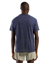 Odlo Sport-Freizeit Tshirt Essential Linencool (leicht, atmungsaktiv) melange navyblau Herren
