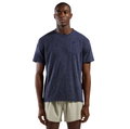 Odlo Sport-Freizeit Tshirt Essential Linencool (leicht, atmungsaktiv) melange navyblau Herren