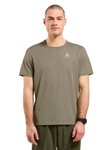 Odlo Wander-/Freizeit Tshirt Crew Neck Cardada (100% Polyester) vetiverbraun Herren