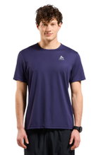 Odlo Wander-/Freizeit Tshirt Crew Neck Cardada (100% Polyester) eclipseblau Herren