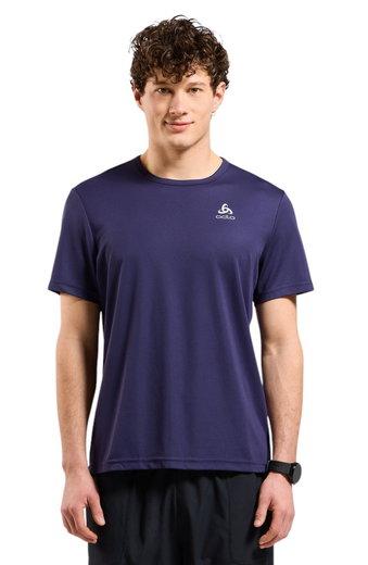 Odlo Wander-/Freizeit Tshirt Crew Neck Cardada (100% Polyester) eclipseblau Herren