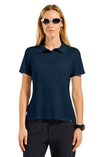 Odlo Hiking/Recreational Polo Cubic Light (light, quick-drying) sapphire blue ladies