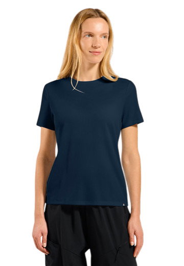 Odlo Hiking/Recreation Shirt Cubic Light (lightweight, quick-drying) sapphire blue ladies