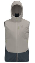 Odlo Isolationsweste Ascent Hybrid (Merinomix, atmungsaktiv) silber/darkgrau Herren