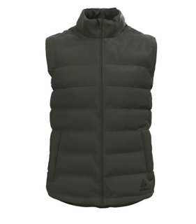 Odlo Quilted Vest Severin N-Thermic (lightweight, waterproof, warm) dark green Men