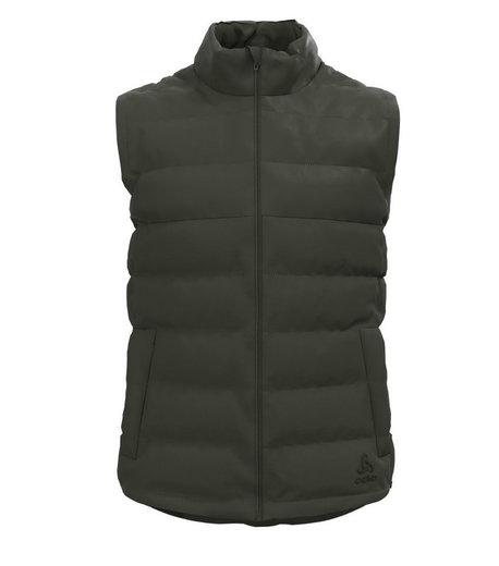 Odlo Quilted Vest Severin N-Thermic (lightweight, waterproof, warm) dark green Men