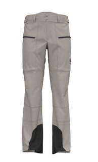 Odlo Winter Pants X-Alp 3L Pant (Hardshell, waterproof, highly breathable) silver grey Men