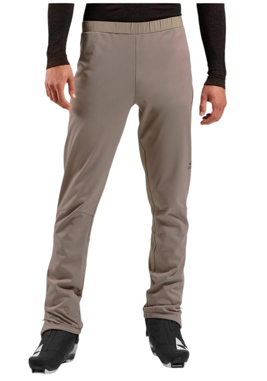 Odlo Wintersporthose Brensholmen Langlaufhose (winddicht, atmungsaktiv) beigebraun Herren