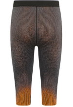 Odlo Funktionsunterwäsche 3/4 Hose Performance Warm Blackcomb (nahtlos, Bewegungsfreiheit) blau/orange Herren