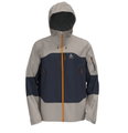 Odlo Wanderjacke X-Alp 3L (Hardshell, Kapuze, wasserdicht) silvergrau Herren