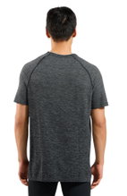 Odlo Sportowo-rekreacyjne T-shirt Essential Seamless (lekki, regulujący wilgoć) szary melange męski
