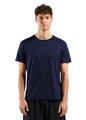 Odlo Sportowo-rekreacyjne T-shirt Essential 365 (lekki, regulujący wilgoć) granatowy męski