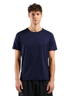 Odlo Sport Leisure T-shirt Essential 365 (lightweight, moisture-regulating) navy blue men's