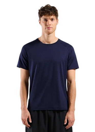 Odlo Sport-Freizeit Tshirt Essential 365 (leicht, feuchtigkeitsregulierend) navyblau Herren