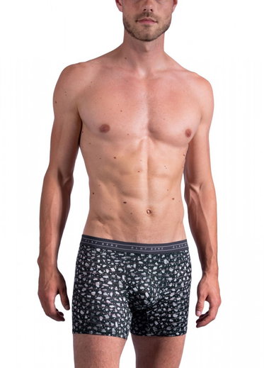 Olaf Benz Unterwäsche Boxershorts RED2166 (Polyester, leicht, elastisch und bequem) stonegrau Herren