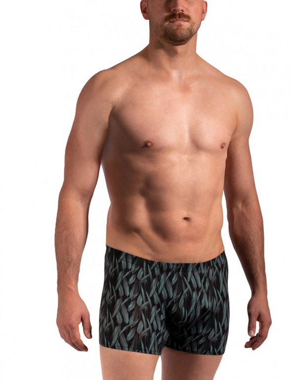Olaf Benz Unterwäsche Boxershorts RED2262 (elastisch und bequem) schwarz/grün Herren