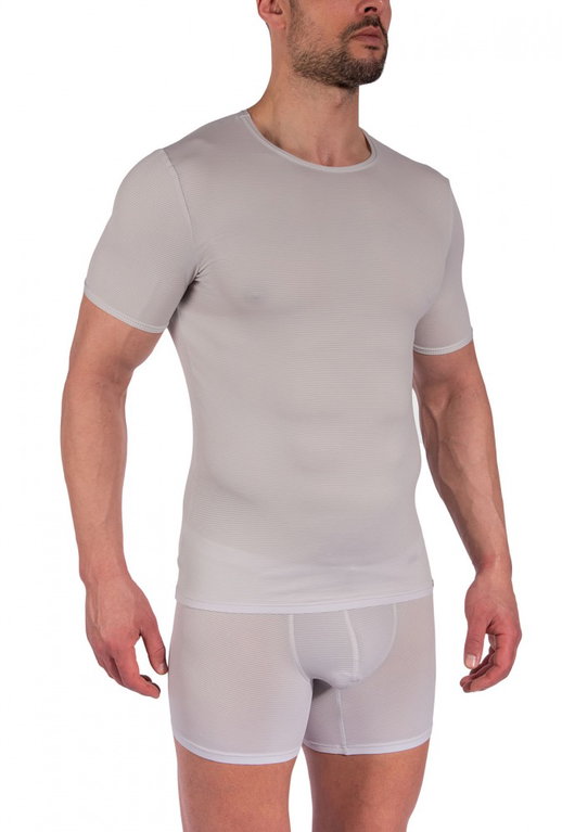Olaf Benz Unterwäsche Tshirt RED1201 (Polyamid, angenehmes Tragegefühl) silber/grau Herren
