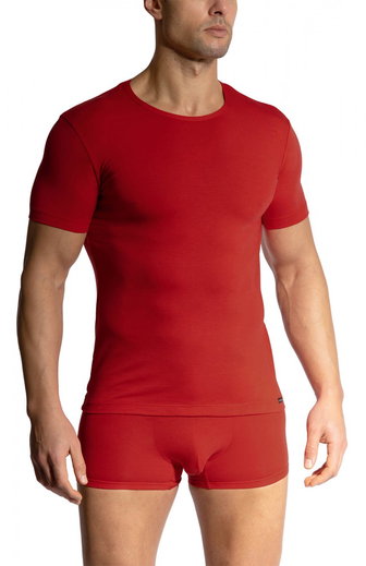 Olaf Benz Unterwäsche Tshirt RED2400 (Feuchtigkeitstransport, Baumwolle/Lyocell) rot Herren