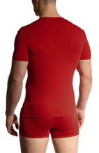 Olaf Benz Unterwäsche Tshirt RED2400 (Feuchtigkeitstransport, Baumwolle/Lyocell) rot Herren