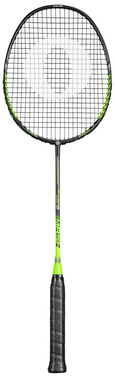 OLIVER Badmintonschläger Fetter Smash 6 84g schwarz/neon - besaitet -