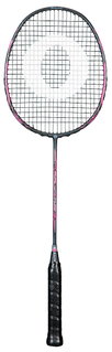 OLIVER Badminton Racket Dual Tec Flow (84g/head-heavy/flexible) 2025 black/pink - strung -