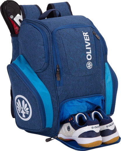 OLIVER Rucksack XL (Hauptfach, Schlägerfach, Schuhfach) blau