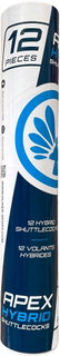 OLIVER Badmintonbälle Apex Hybrid weiss Dose 12er