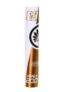 OLIVER Badmintonbälle Apex 200 Naturfeder weiss Dose 12er