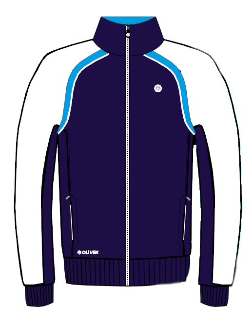 Oliver Jacke Team dunkelblau Herren