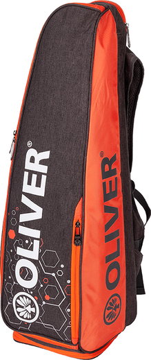 OLIVER Rucksack Racketbag Long (Hauptfach, Schlägerfach) grau/orange