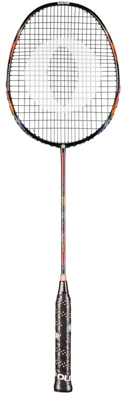 OLIVER Badminton Racket MicroTec 10 (lightly head-heavy, flexible) 2025 black/multicoloured - strung -