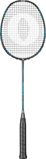 OLIVER Badminton Racket Organic 6 (89g/balanced/medium) black/blue - strung -