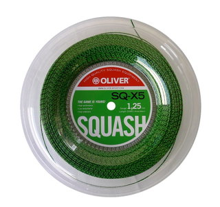 OLIVER Squashsaite SQ X5 Wave grün/schwarz 200m Rolle