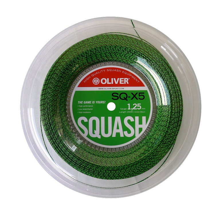 OLIVER Squashsaite SQ X5 Wave grün/schwarz 200m Rolle