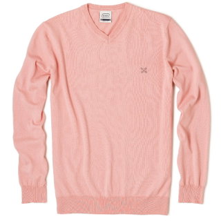 Oxbow Sweater V-Neck flamingo Men