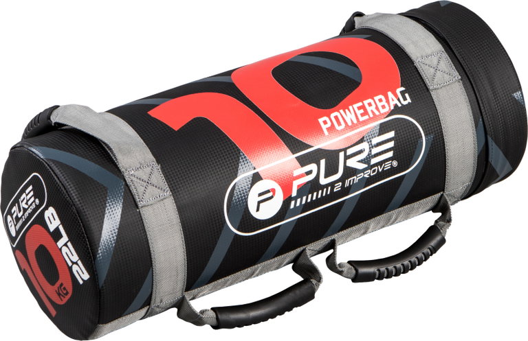 Pure2Improve Fitness Powerbag 10,0kg - schwarz/rot -