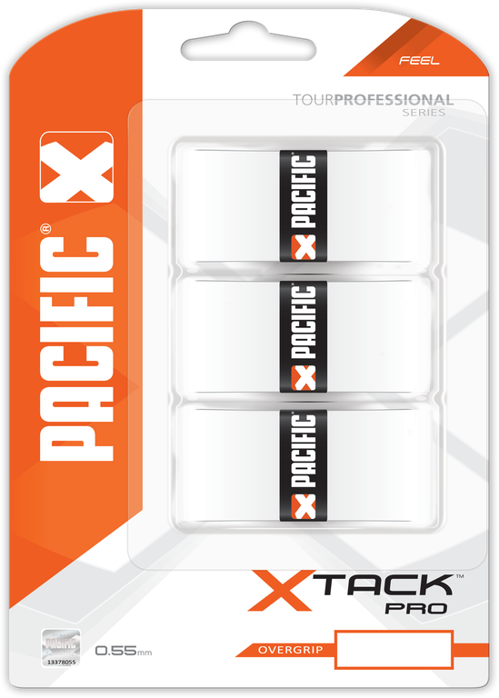 Pacific Overgrip xTack Pro 0.55mm weiss 3er