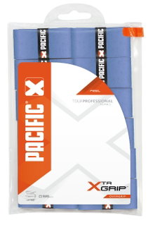 Pacific Overgrip xTR 0.55mm (samtige Oberfläche) blau 12er Clip-Beutel