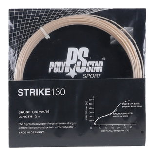 Polystar Tennis String Strike (Durability + Power) natural 12m set