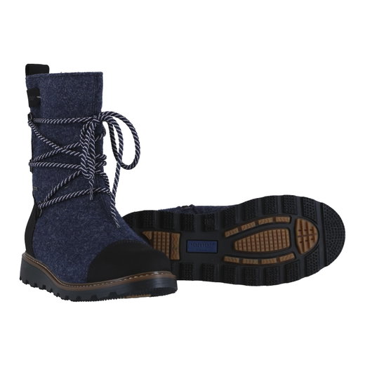 Pomar Winterstiefel Posio GTX (Filzstiefel, wasserdicht, extrem warm) dunkelblau Damen