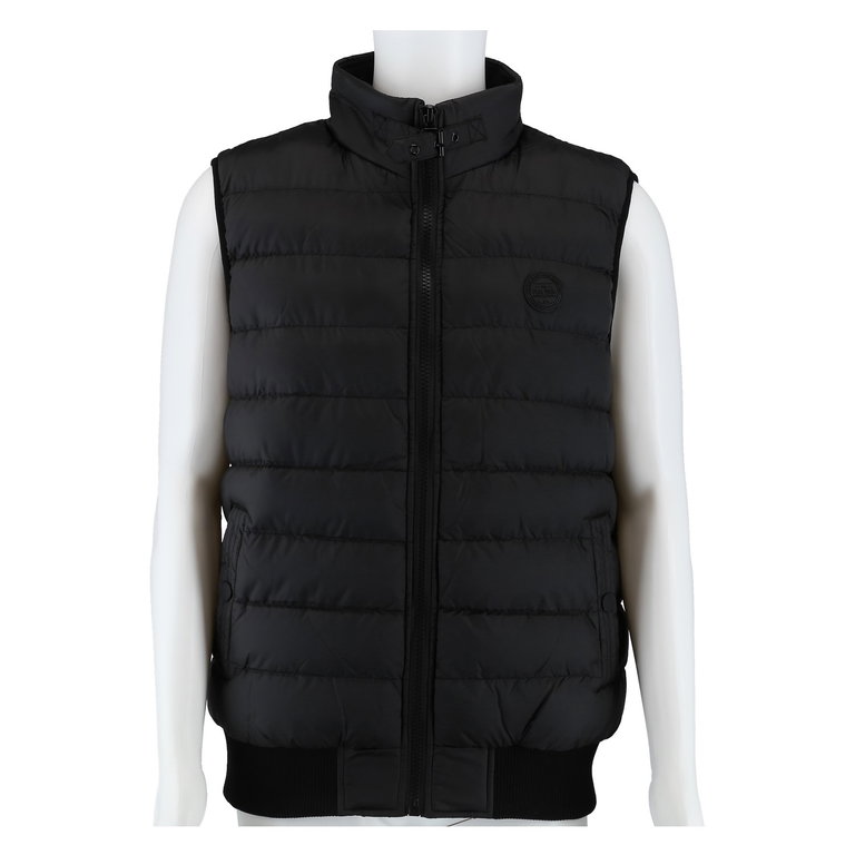 Poolman quilted vest without hood P2304.788 (lightweight, windproof, padded) black Men