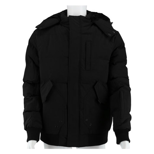 Poolman Winterjacke mit Kapuze Fell P2304.784 (warm wattiert, leicht) schwarz Herren