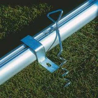 Powershot attachment for portable goals (on natural grass)