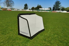 Powershot Mini-Fussballtor faltbar aus Aluminium (wetterfest) 1,5m x 1m - weiss -