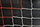 Powershot Fussballtor-Netz gestreift weiss/rot 7,32m x 2,44m x 2m x 2m