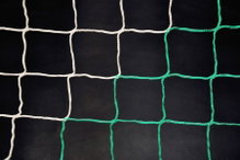 Powershot Fussballtor-Netz gestreift weiss/grün 7,32m x 2,44m x 2m x 2m