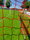 Powershot Fussballtor-Netz gestreift schwarz/rot 7,32m x 2,44m x 2m x 2m