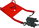 Powershot Gewichtschlitten 15kg inkl. Schultergurt rot